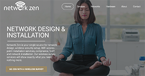 network zen brand refresh and website design