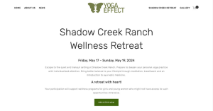 Yoga Effect Event Page & Registration